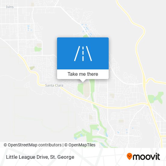 Little League Drive map