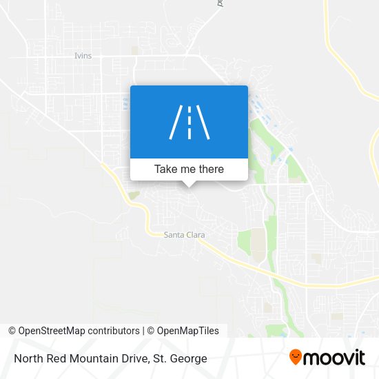 North Red Mountain Drive map