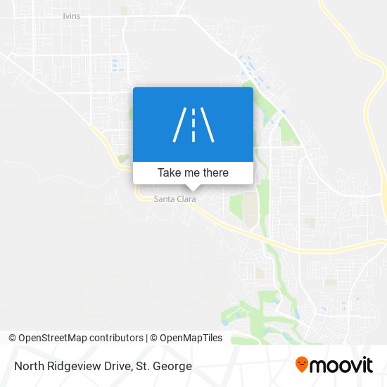 North Ridgeview Drive map