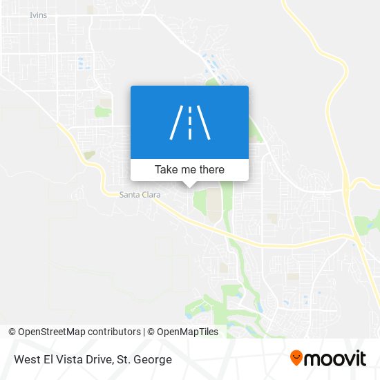 West El Vista Drive map
