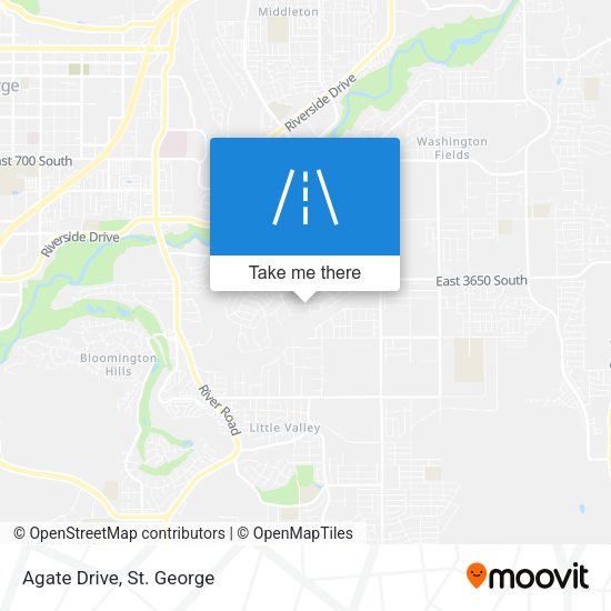 Mapa de Agate Drive