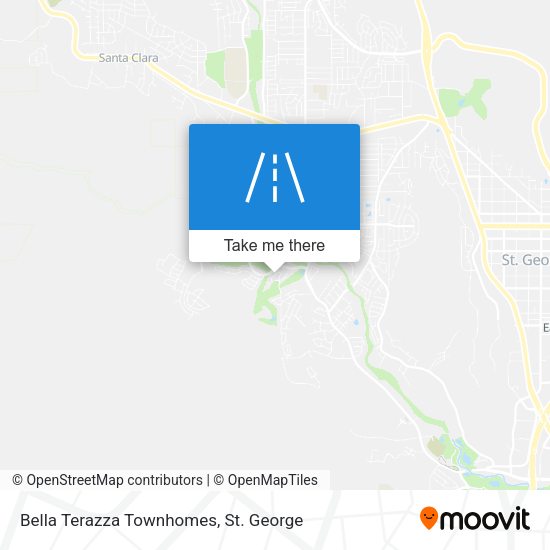 Bella Terazza Townhomes map