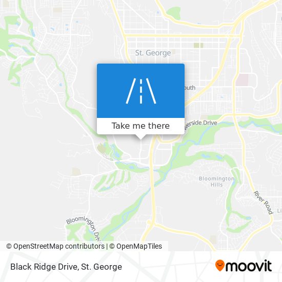 Black Ridge Drive map