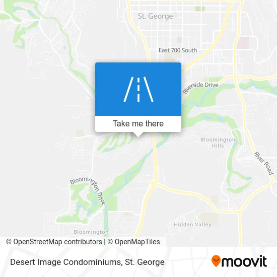 Desert Image Condominiums map