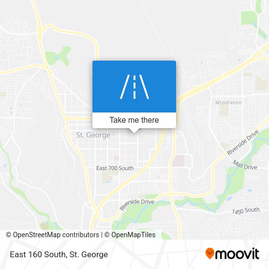 Mapa de East 160 South