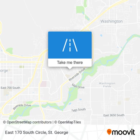 Mapa de East 170 South Circle
