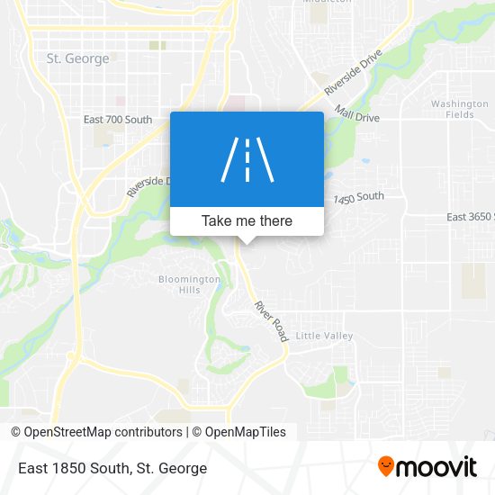 Mapa de East 1850 South