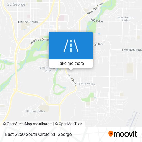 Mapa de East 2250 South Circle