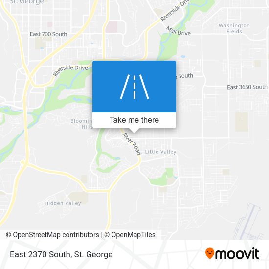 Mapa de East 2370 South