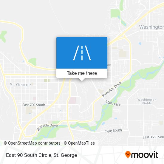 Mapa de East 90 South Circle