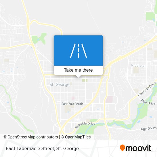 East Tabernacle Street map