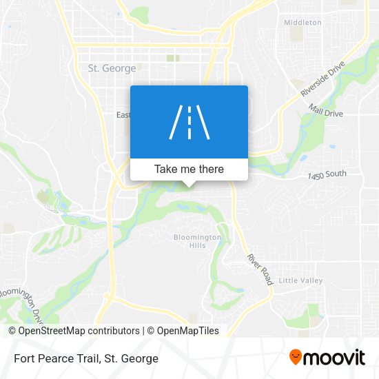 Mapa de Fort Pearce Trail