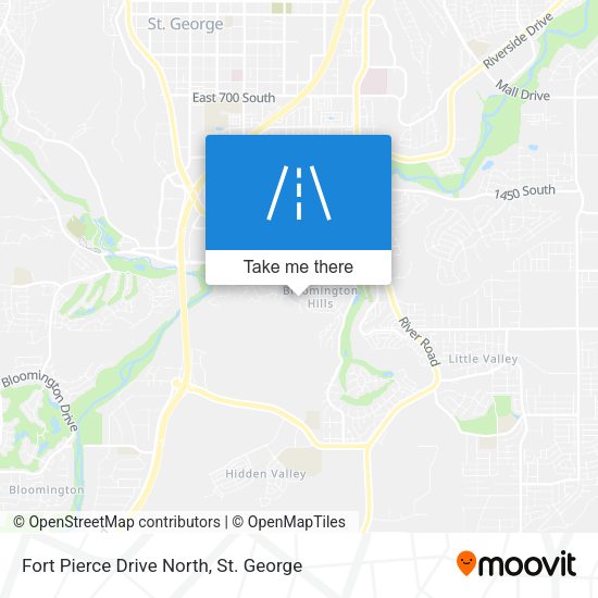 Fort Pierce Drive North map