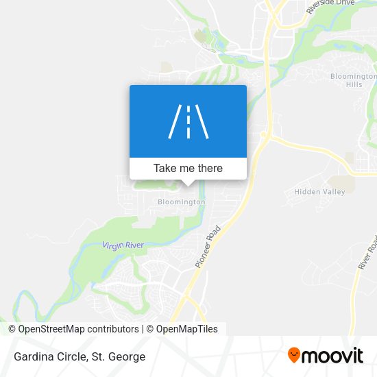 Mapa de Gardina Circle