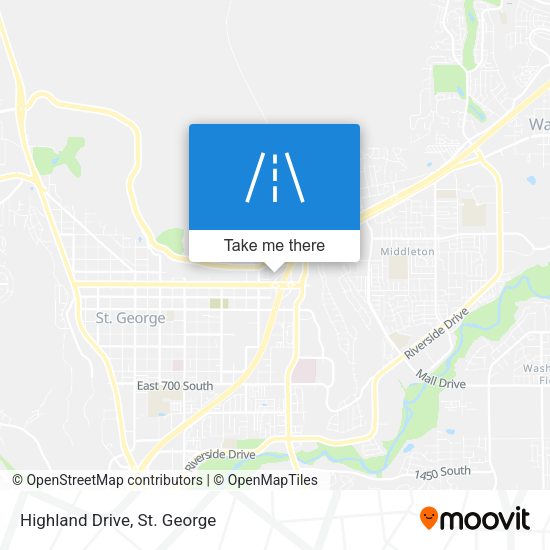 Highland Drive map