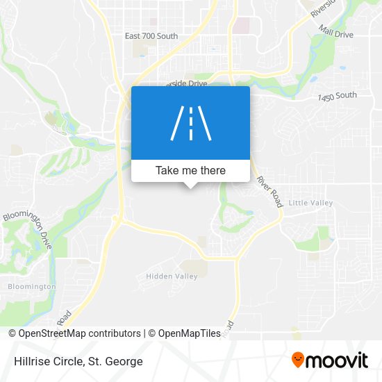 Hillrise Circle map