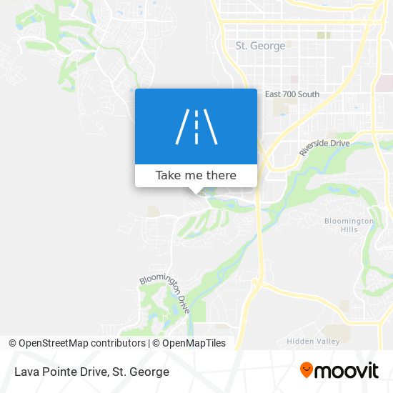 Lava Pointe Drive map