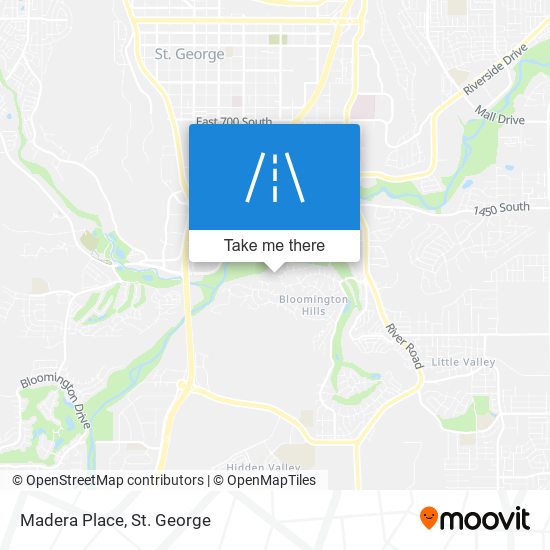 Madera Place map