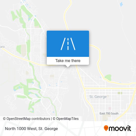 Mapa de North 1000 West