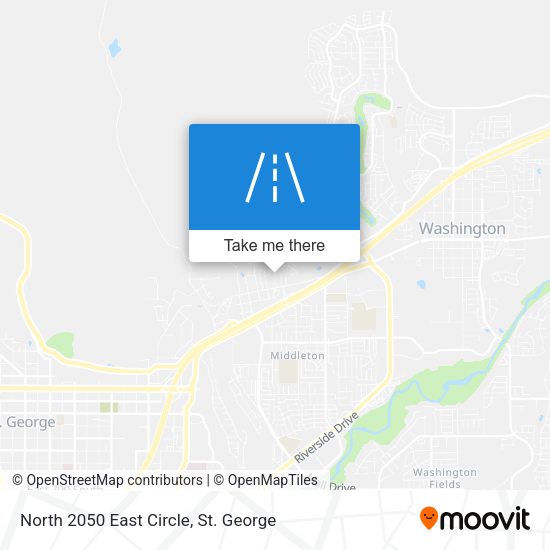 North 2050 East Circle map