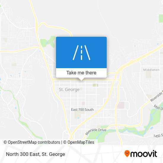 Mapa de North 300 East
