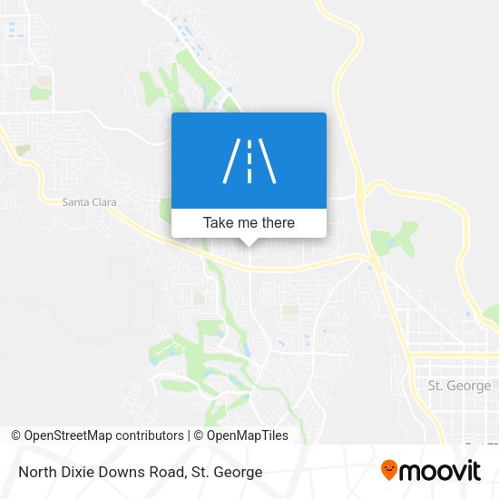 Mapa de North Dixie Downs Road