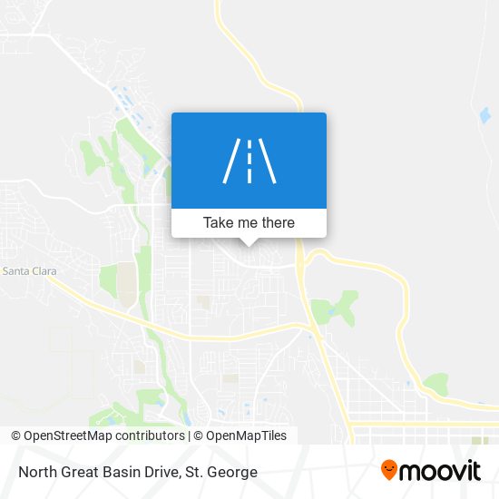 North Great Basin Drive map