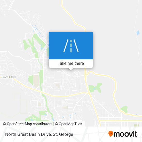 North Great Basin Drive map