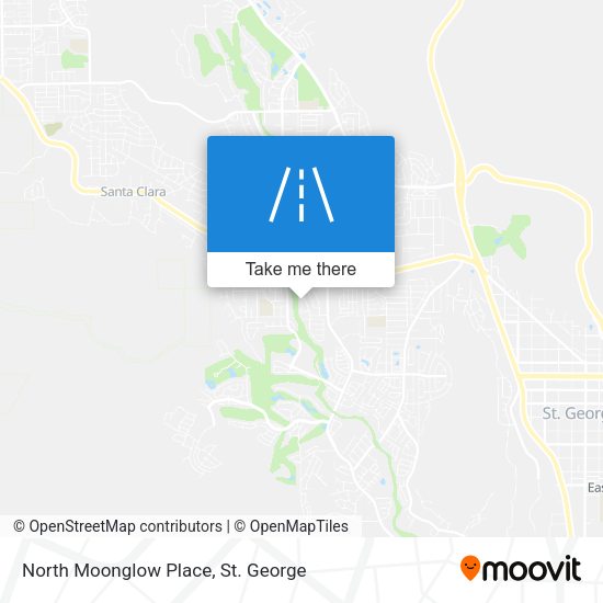 North Moonglow Place map