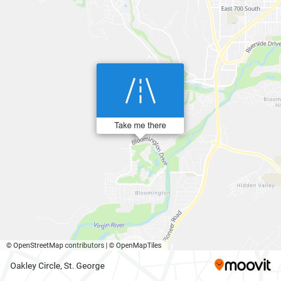 Oakley Circle map