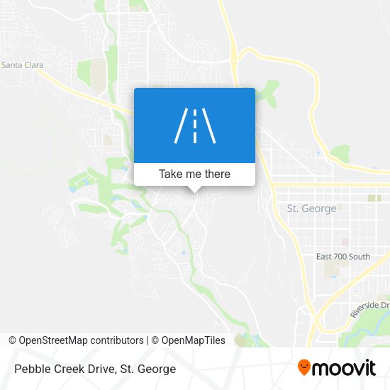 Mapa de Pebble Creek Drive