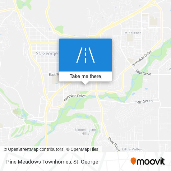 Pine Meadows Townhomes map