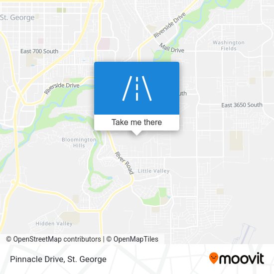 Mapa de Pinnacle Drive