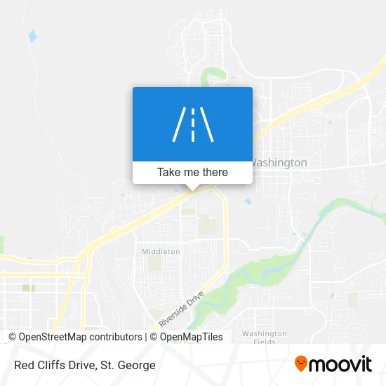Red Cliffs Drive map