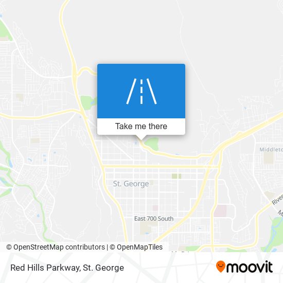 Red Hills Parkway map