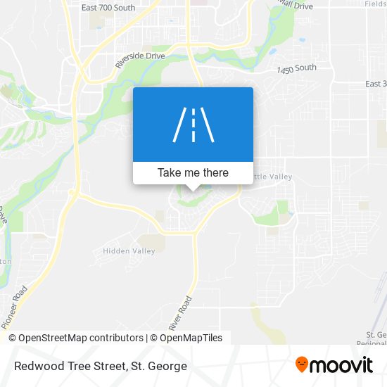 Redwood Tree Street map