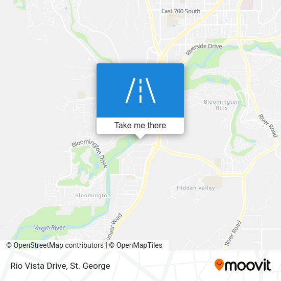 Rio Vista Drive map