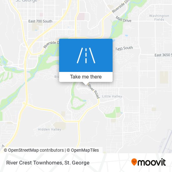 River Crest Townhomes map