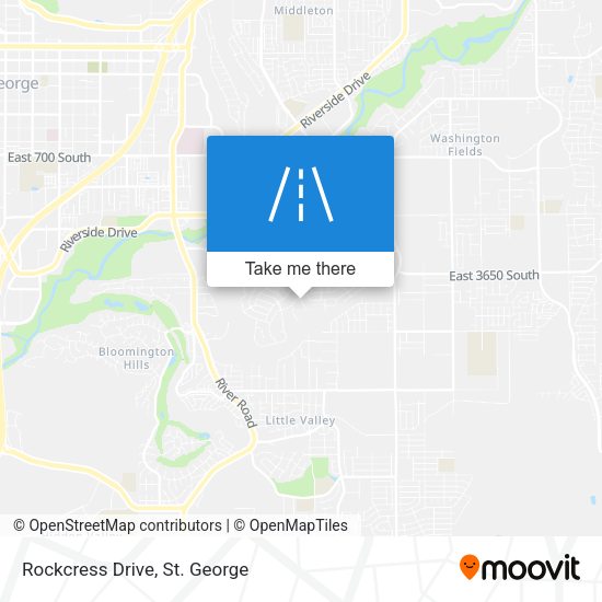 Rockcress Drive map