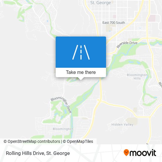Mapa de Rolling Hills Drive