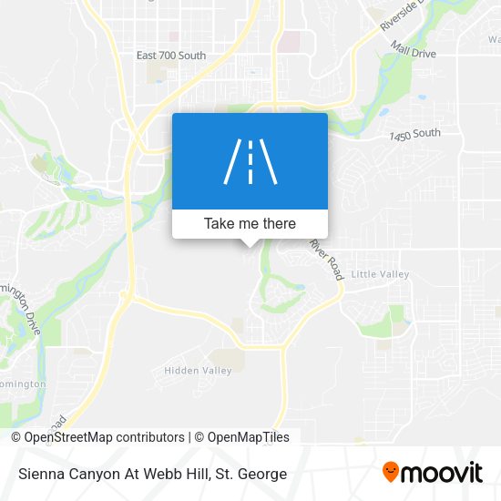 Sienna Canyon At Webb Hill map