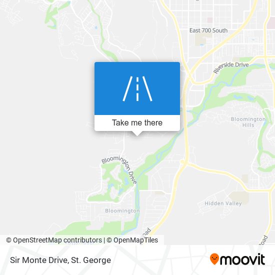 Sir Monte Drive map