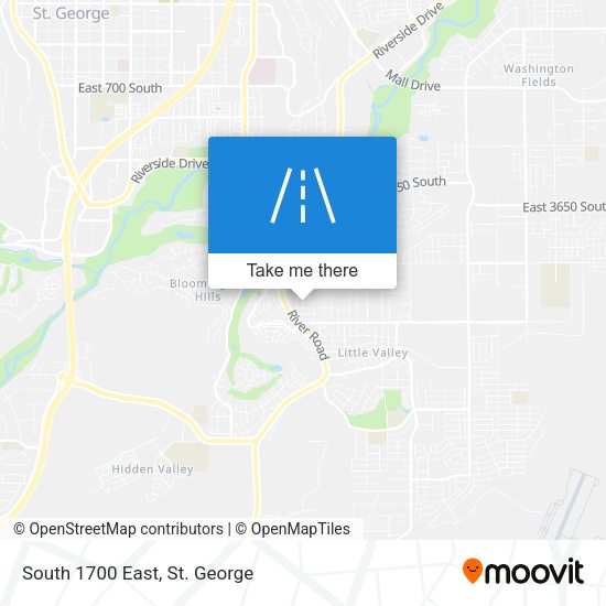 Mapa de South 1700 East