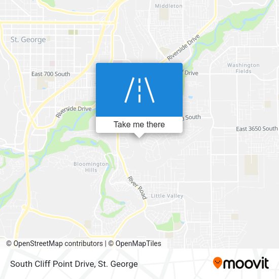 Mapa de South Cliff Point Drive