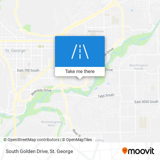 South Golden Drive map
