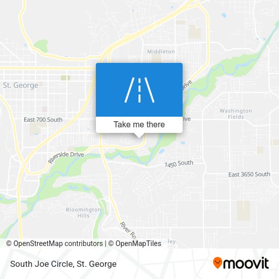 South Joe Circle map