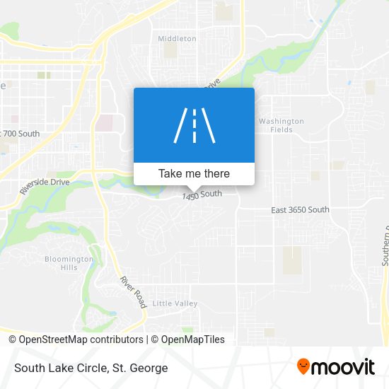 South Lake Circle map