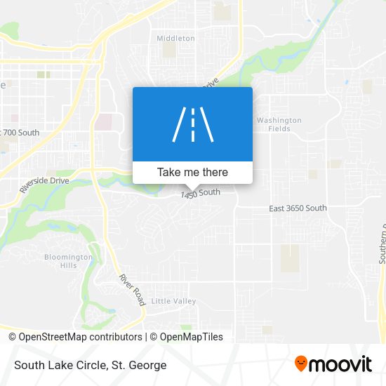 South Lake Circle map