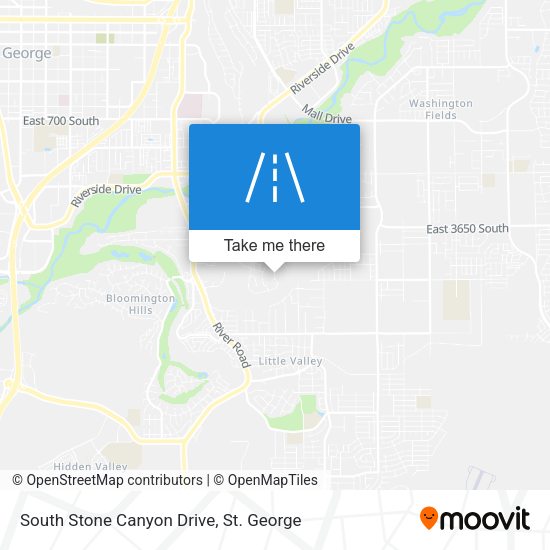 Mapa de South Stone Canyon Drive