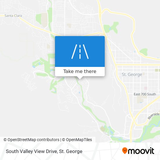 Mapa de South Valley View Drive